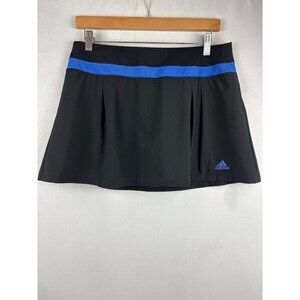 Adidas Womens Climalite Black & Blue Tennis Skort Size M